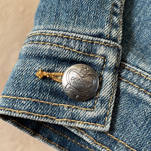 Princess Vera Wang jean pearl-embellished jackwt - Picture 4 of 8